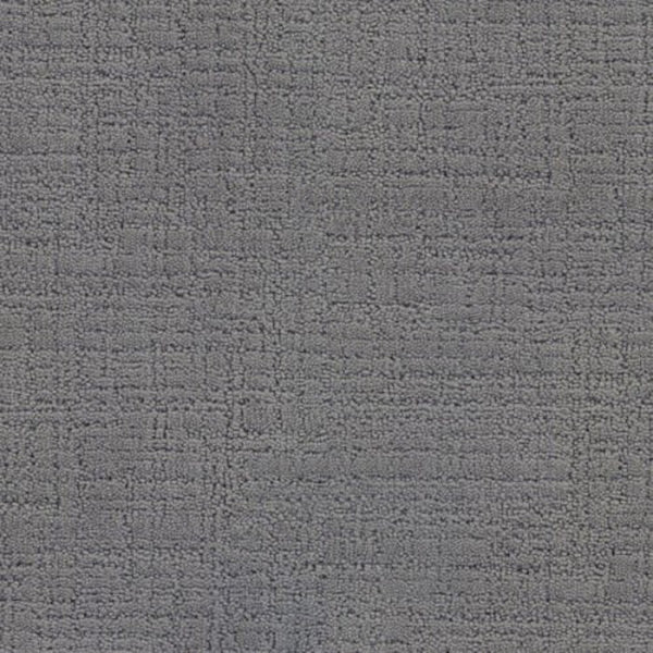 The Bangladesh On Trend Carpet in Charcoal features a durable, gray textured design with a subtle, irregular grid of intersecting lines, offering a woven, slightly raised look that adds style to any space.