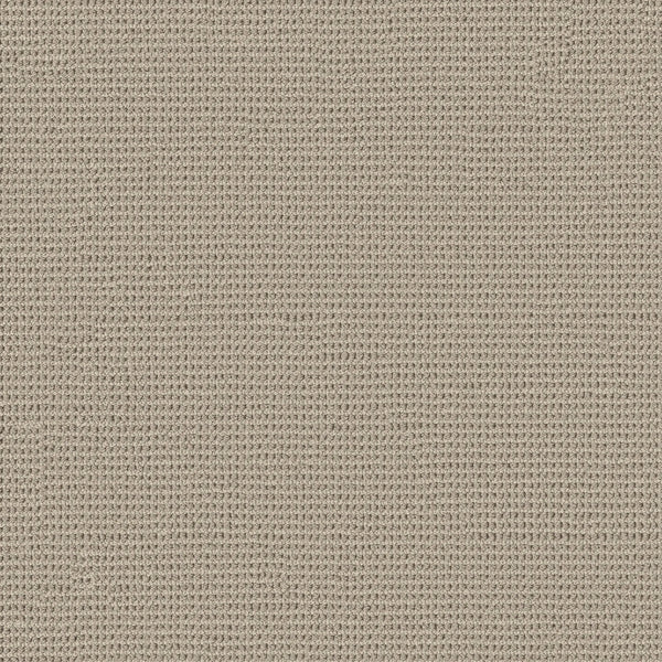 A close-up of Knitted Tone Pet Friendly Carpet in Chateau, featuring a beige waffle-textured weave with a grid pattern, crafted from premium materials for a soft feel and natural look.