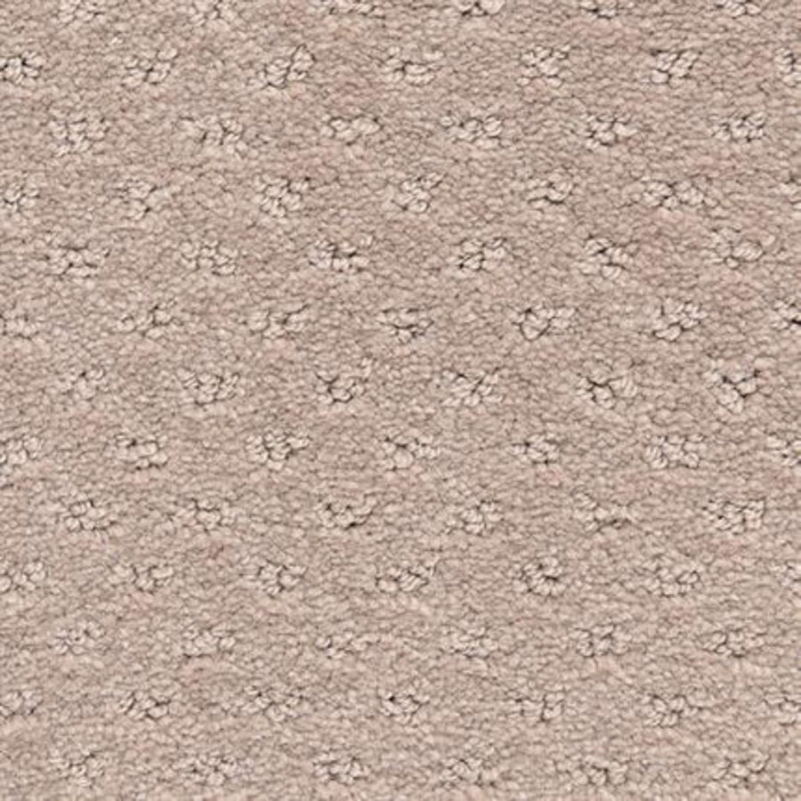 Close-up of Dreamer On Trend Carpet in Chestnut, featuring a durable, textured looped pattern with evenly spaced, clustered shapes—perfect for luxury flooring.