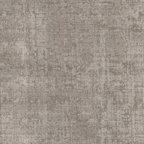 The Ithaca On Trend Carpet in Cliff features a textured gray surface with a subtle, mottled pattern reminiscent of worn stone, plus faint linear markings. Its stain-resistant design is perfect for high-traffic areas and modern interiors.