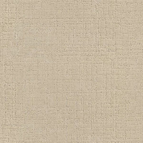 The Bangladesh On Trend Carpet in Coconut features a subtle, textured pattern of small, uneven squares and lines, offering lasting durability and modern style for any space.