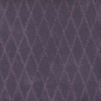 Absolute Berber Carpet in Complete color features a textured surface with a subtle diamond pattern created by lighter intersecting lines, providing a soft, elegant geometric design perfect for high-traffic areas.