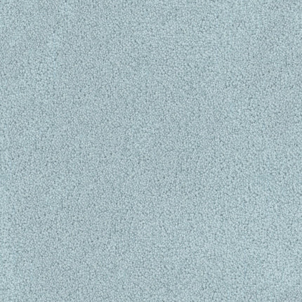 Close-up view of Tribute Family Friendly Carpet in Coronado, featuring a soft, plush, light blue textured surface and uniform color.