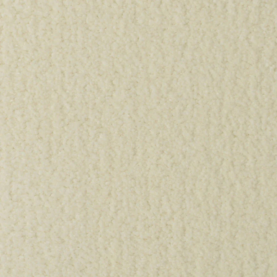 Close-up of Seduction On Trend Carpet in Cultured Pearl, featuring a light beige hue with a subtly textured, slightly uneven surface for a luxurious and soft appearance.