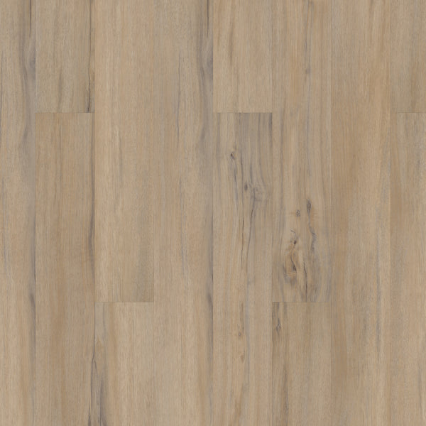 Coretec Originals Classics Vinyl features light brown luxury planks with a natural grain pattern and subtle knots. Its rigid core ensures durability, while the smooth surface delivers a warm, modern look in a horizontal layout.