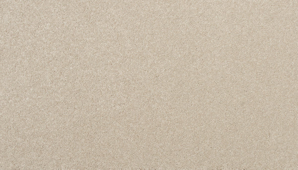 Close-up of Delicate Shades Pet Friendly Carpet in Peony—features a smooth, fine texture and light beige hue, combining luxury with stain resistance and pet-friendly durability for elegant style in any space.