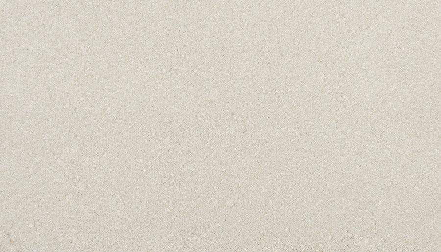Close-up of the smooth, light jasmine surface of Delicate Shades Pet Friendly Carpet, featuring fine, even grains and a soft texture that evokes the plush comfort and clean look of stain-resistant luxury flooring.