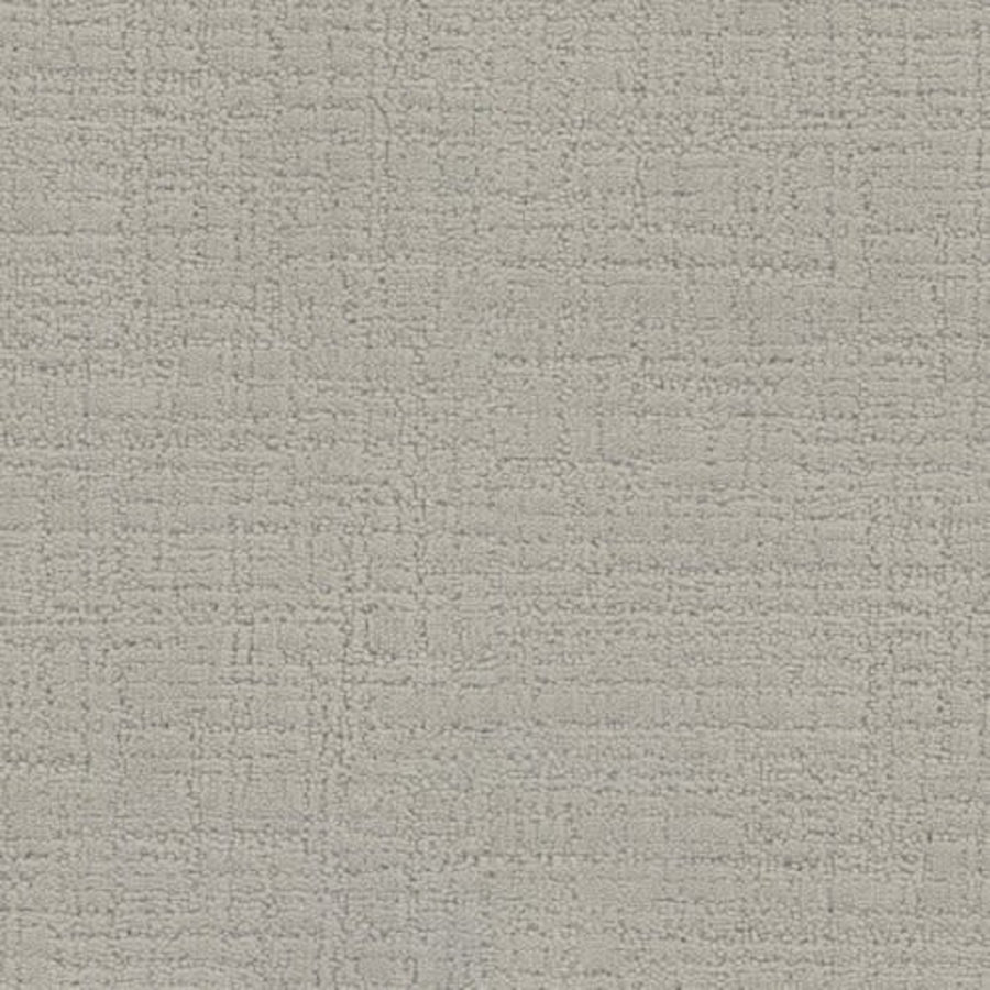 The Bangladesh On Trend Carpet in Delta features a light gray, textured fabric with a subtle uneven grid pattern and a soft, raised surface for depth and tactile appeal—ideal for modern interiors.