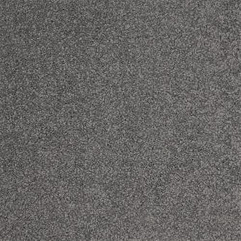 Close-up of Harbor Town Family Friendly Carpet in Dolphin—a gray, textured, stain-resistant surface with a consistent, slightly speckled appearance throughout.