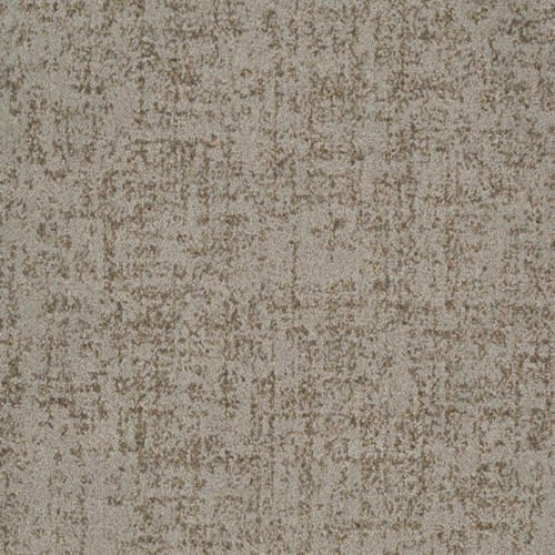 A close-up of the Hollywood Nights On Trend Carpet in Drama, displaying a textured surface with an abstract grid pattern in beige and brown—an elegant choice that blends premium durability with luxurious, modern style.