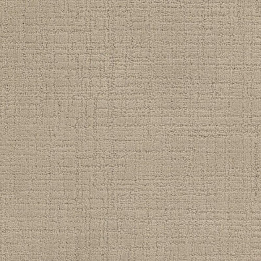 Bangladesh On Trend Carpet in Dynasty features a durable beige surface with a subtle grid-like textured pattern, offering a soft, modern look that adds elegance to any space.