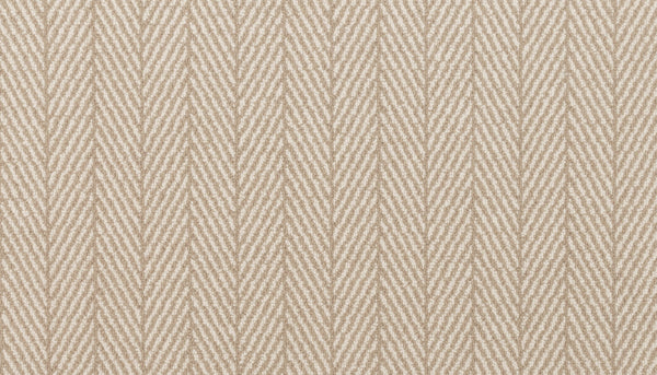 The Eastleigh Berber Carpet in Truffle features a textured, geometric chevron herringbone pattern. Durable and stylish, it’s ideal for high-traffic areas with its signature series of angled V shapes.