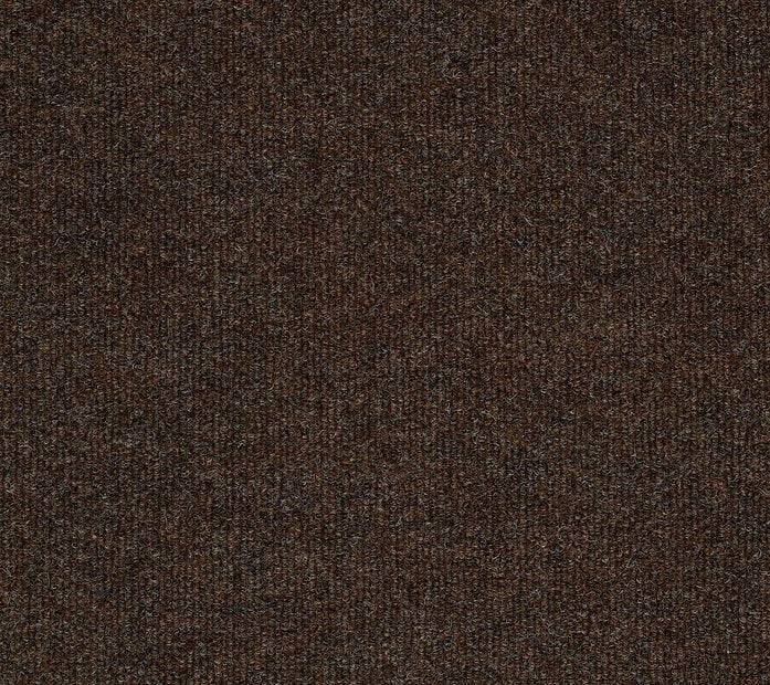A close-up of Windsurf Pet Friendly Carpet in Embers shows a textured brown fabric with subtle woven pattern, fine threads, slight color variations, and a soft, cozy look—ideal for contemporary style and comfort.