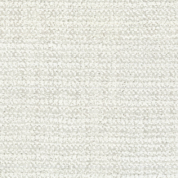 Close-up of Beguiling Berber Carpet in Etched Glass color, featuring a soft, evenly woven white fabric with a subtle horizontal ribbed pattern that creates a clean, uniform look reminiscent of premium carpet.