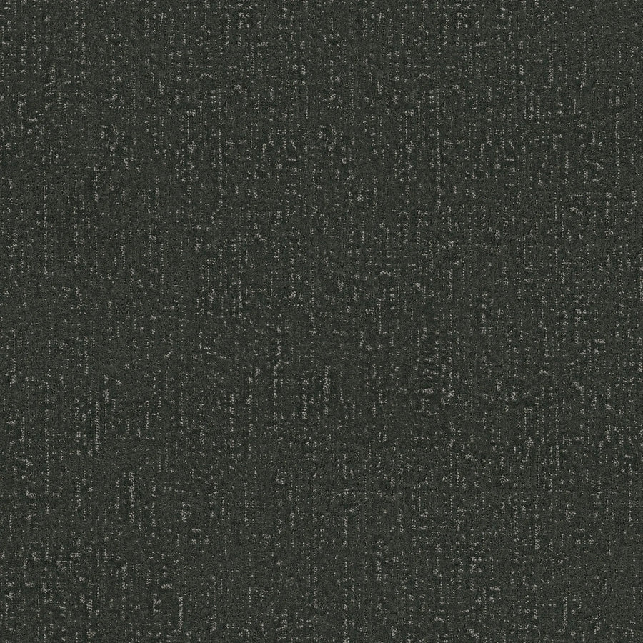Curated Tone Blue Pet Friendly Carpet in Evergreen features a dark textured fabric with a subtle vertical linear pattern, a slightly uneven woven look, and durable, thick construction. Shade variations add visual depth and stain resistance.