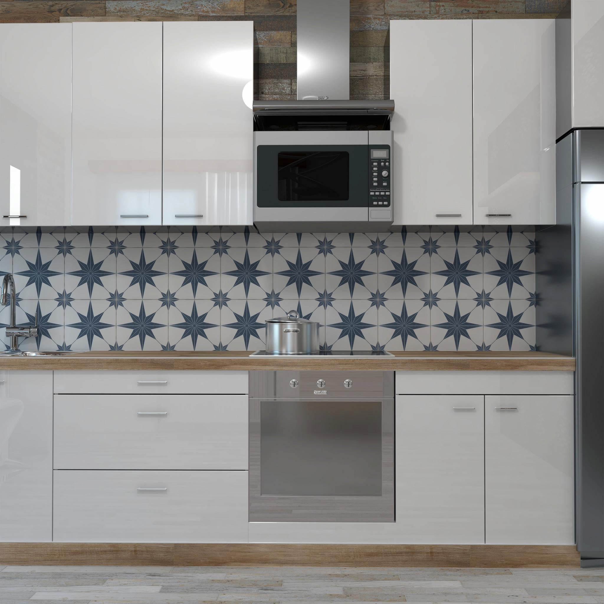 Stella 9 3/4 x 9 3/4 Patterned Tile