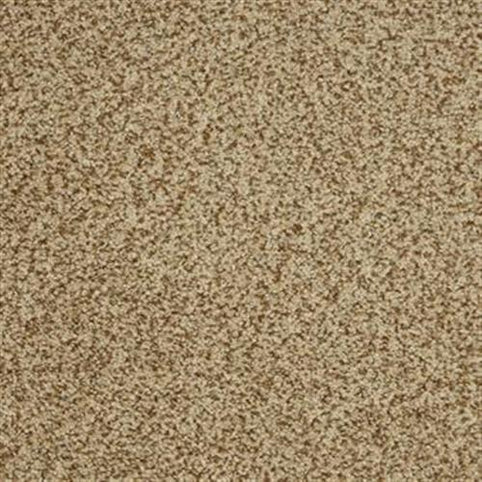 Close-up view of Harbor Town Family Friendly Carpet in Festival color, showcasing its light brown, textured, and durable surface with a dense, even pile and mottled fibers in tan and beige shades—perfect for family spaces.