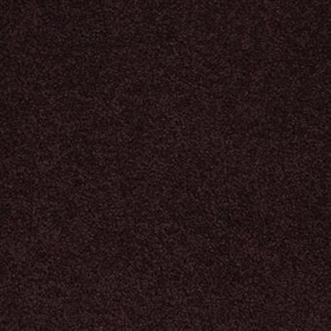 A close-up of the Harbor Town Family Friendly Carpet in Fine Wine, showcasing its dark brown textured surface with uniform color and subtle shading variations.