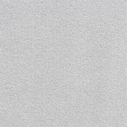 Close-up of the Grand Isle Family Friendly Carpet in Folklore, featuring a light gray, textured surface with small, evenly spaced fibers for a consistent and soft appearance.
