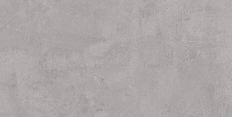 Forge 24x48 Rectified Porcelain Tile offers a light gray, matte finish with a subtly mottled surface and gentle tone variations for a modern look.