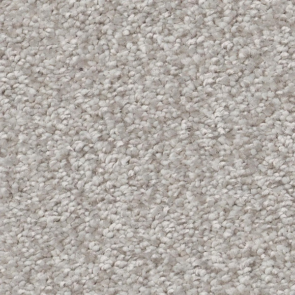 Close-up of You Got This III Pet Friendly Carpet in Frozen color, featuring a looped texture with tightly woven fibers. The soft, uniform surface is ideal for modern homes or offices seeking stylish and comfortable flooring.