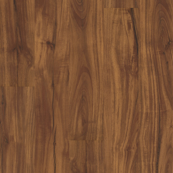Close-up view of a wooden surface with warm brown tones and grain patterns, reflecting the realistic wood visuals of Coretec Originals Classics Vinyl luxury flooring featuring rigid core construction.