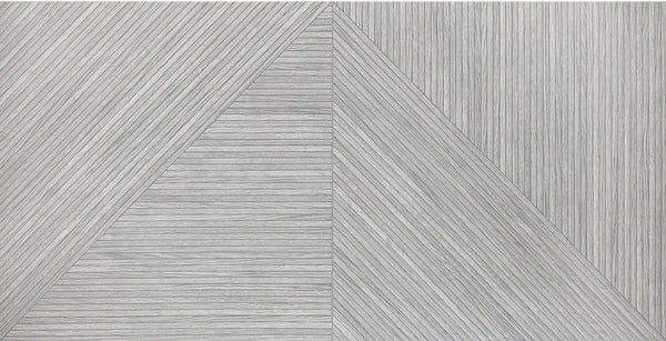 Intersecting triangular shapes filled with fine, parallel gray lines evoke the sophisticated texture of a.CUTE 24x48 Matte Glazed Porcelain Tile, creating a layered and contemporary geometric pattern.