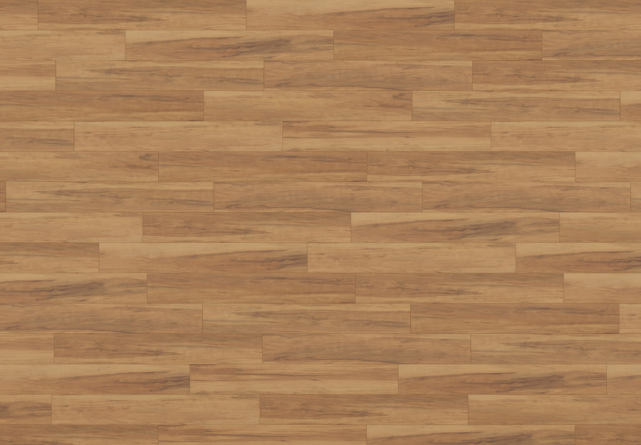 A seamless pattern of Adura Max 7" Vinyl Plank in Gala Orchard, featuring light brown horizontal planks with visible wood grain and subtle color variations.