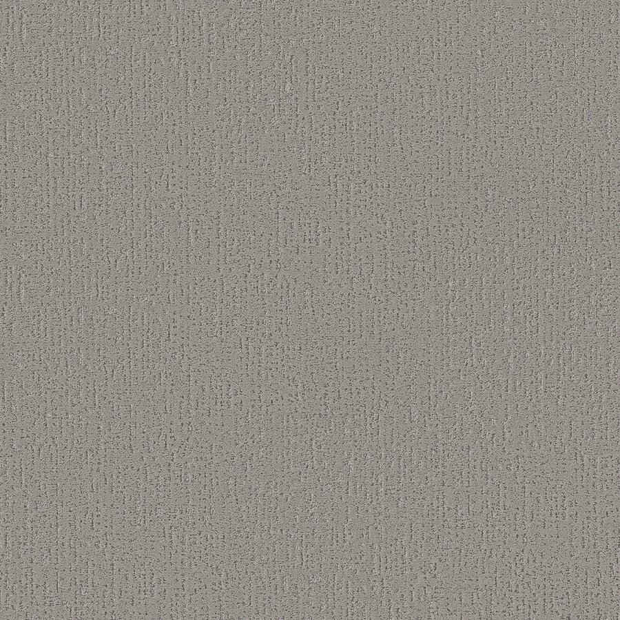 A close-up of Curated Tone Blue Pet Friendly Carpet in Gateway Gray, featuring a durable, textured surface with a subtle grid pattern for a raised, tactile look.