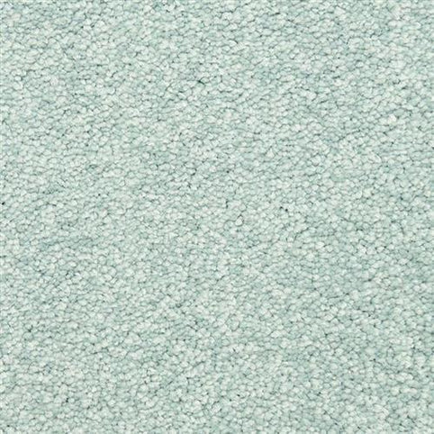 Close-up of Morgan Bay Family Friendly Carpet in Glacier, showcasing a dense looped pile with a soft, even look. Stain resistant and durable—ideal for high-traffic, family friendly living spaces.