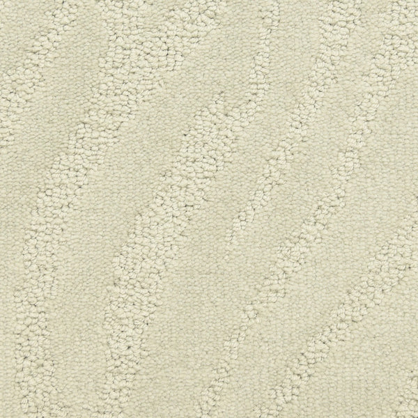 Close-up of the Capetown On Trend Carpet in Greenmarket—a luxury style with a subtle wavy pattern from raised loops and tufts, offering an elegant, intricate look that's perfect for adding sophistication to high-traffic areas.