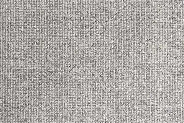 Close-up of Henderson On Trend Carpet in Sterling color, showcasing a small checkered pattern with light and dark gray threads woven for a soft, textured surface—premium construction ideal for a luxurious finish.