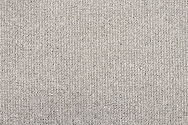 Close-up view of the Henderson On Trend Carpet in Vista, showcasing its textured surface, grid-like pattern, premium construction, and subtle thread color variations.