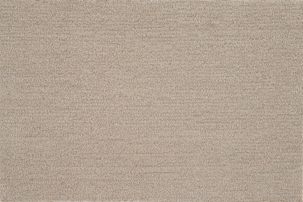 Close-up view of Highlands Berber Carpet in Prairie, featuring a soft, textured surface with subtle horizontal lines. This durable carpet offers comfort underfoot and a warm, neutral style perfect for modern homes or offices.