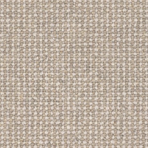 Close-up of the Andros Berber Carpet in Harbor, featuring a textured grid pattern with tightly looped fibers. The soft yet durable surface makes it an excellent choice for premium upholstery or carpeting.