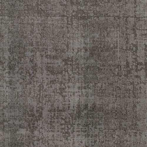 The Ithaca On Trend Carpet in Homer features a textured, distressed gray pattern that mimics worn concrete or weathered fabric, providing subtle variations and a mottled look ideal for sophisticated interiors.