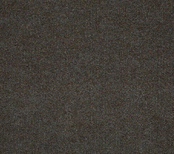 A close-up of the Windsurf Pet Friendly Carpet in Hummingbird color shows its soft, dark brown surface with fine vertical ribbing and subtle mottled texture, blending comfortable design with varied color and fibers.