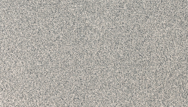 Close-up of Innovative Comfort III Pet Friendly Carpet in Starlash—a textured gray surface with a speckled pattern of dark and light spots, designed for stain resistance and pet-friendly durability.