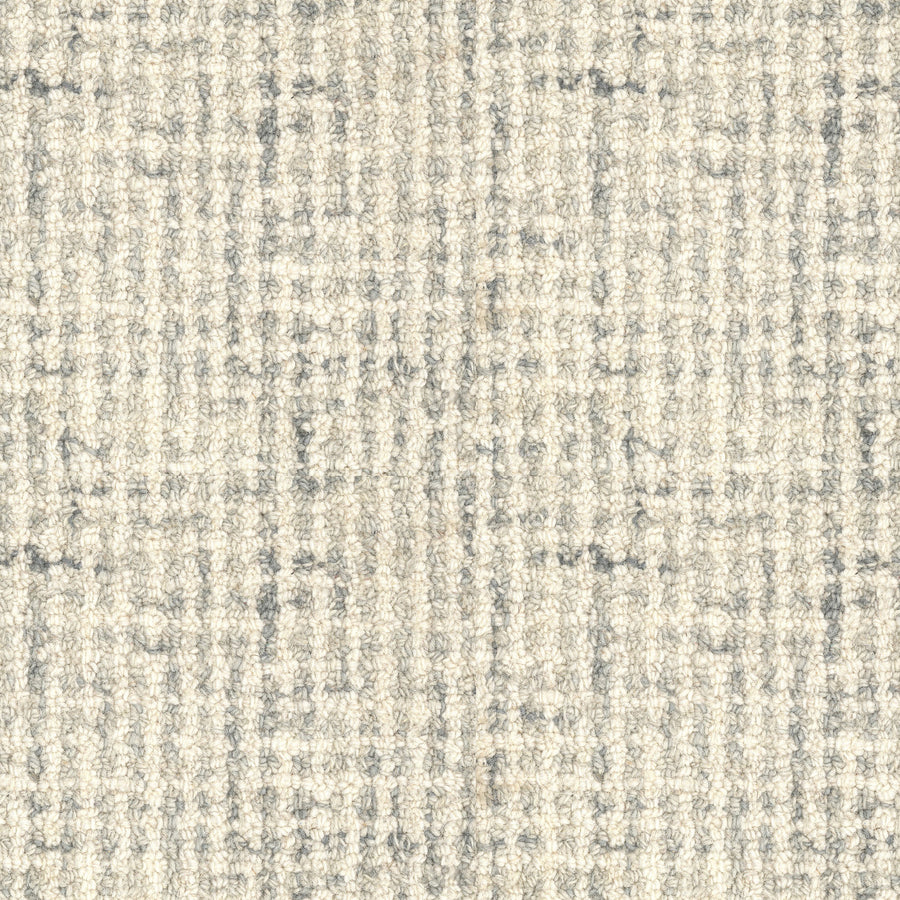 Featuring a textured, woven grid pattern in beige and light gray tones, Inspiration On Trend Carpet offers a stylish, soft neutral backdrop ideal for contemporary interiors.