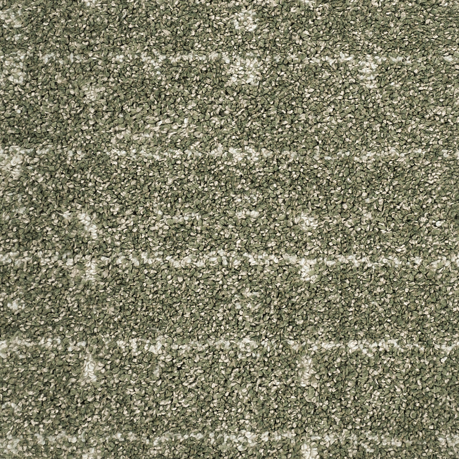 Close-up of the Furry Fun Pet Friendly Carpet in stylish gray-green, featuring a soft, patterned surface with a mix of short and slightly longer fibers—perfect for homes with pets.