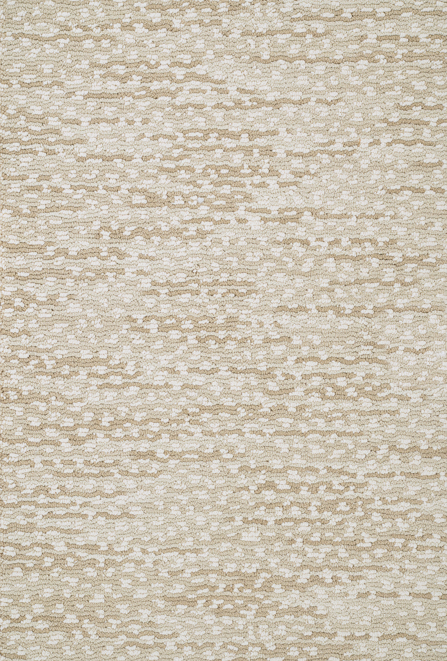 A close-up of the Jag On Trend Carpet reveals its beige and cream textured fabric, featuring a subtle, irregular dotted pattern that creates a soft, woven look—ideal for adding luxurious elegance to any room.