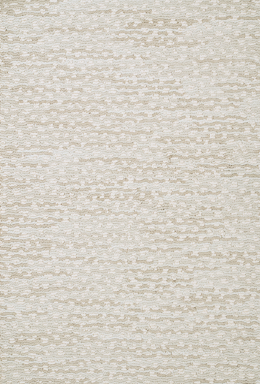 A close-up of the Jag On Trend Carpet reveals its textured fabric with a subtle, irregular beige and off-white pattern, giving a soft, neutral look that exudes luxurious elegance.