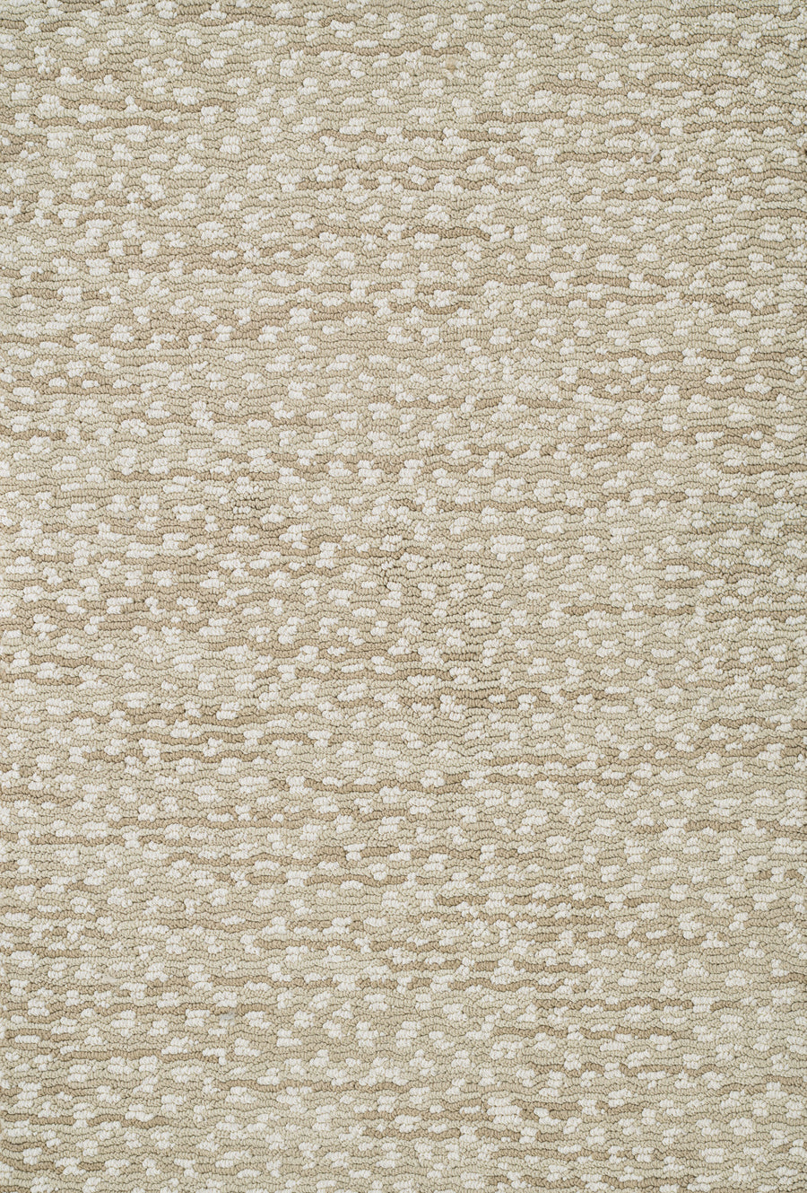 The Jag On Trend Carpet features a beige textured fabric with an irregular dot pattern in varying shades, offering a soft, woven look that adds luxurious elegance to any stylish space.