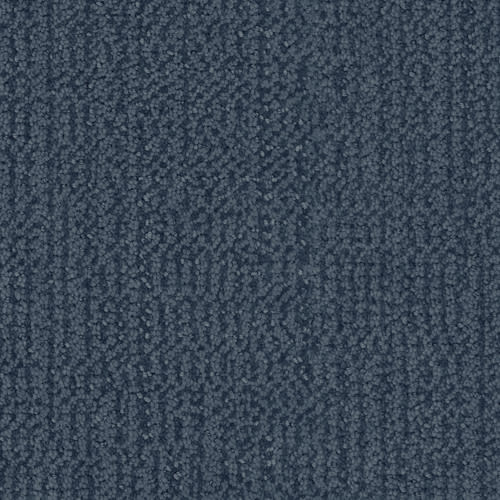 The Occasion On Trend Carpet in Jubilee features a dark blue, densely woven surface with a subtle, repeating looped pattern, offering a soft texture and uniform, modern look—perfect for contemporary spaces.