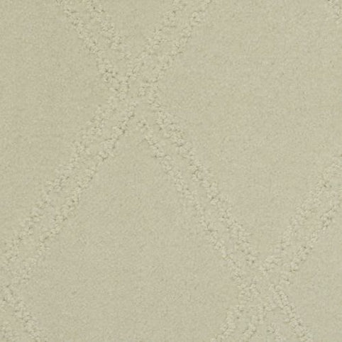 Braided Opulence Berber Carpet in Kashmir features a beige, luxury look with a subtle diamond pattern formed by slightly raised textured lines, creating an elegant and plush appearance with sophisticated simplicity.