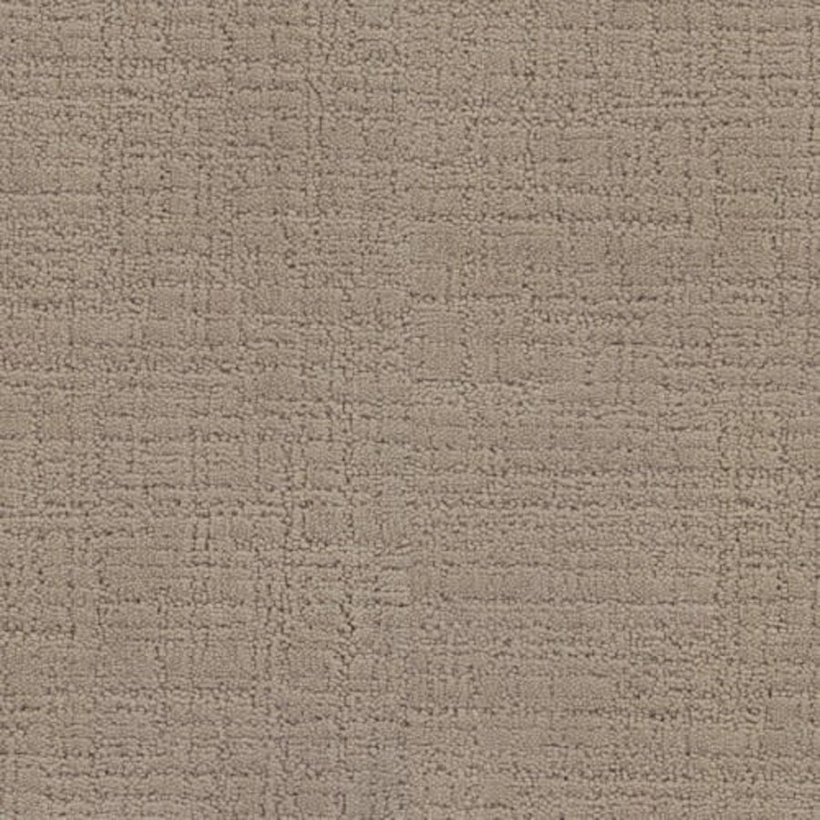 Bangladesh On Trend Carpet in Kingdom features a durable beige surface with a subtle, textured grid pattern of intersecting lines and raised sections for a soft, woven look.