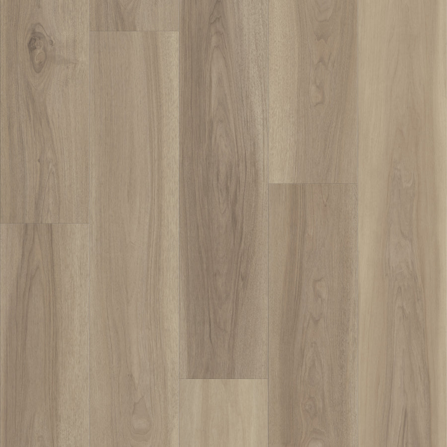 Fresh Take 9" Vinyl features light wood tones with natural grain patterns and subtle knots, arranged in a vertical plank layout. Shades range from pale beige to soft brown for a warm, natural look.