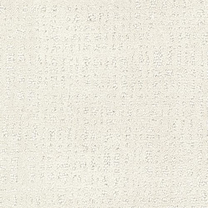 Homage Berber Carpet in La Rochelle features a cream-colored, textured surface with an understated dotted and dashed pattern. Its soft, refined feel makes it ideal for luxury upholstery or high-traffic carpet applications.