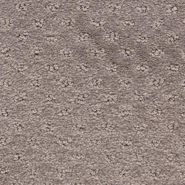 Close-up of Dreamer On Trend Carpet in Lava shows its plush, brown textured surface with evenly clustered raised patterns, offering a soft and slightly bumpy feel—perfect for luxury flooring.