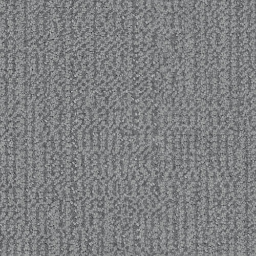 Occasion On Trend Carpet in Legacy features a gray, textured loop pile with small, repeated rectangular patterns and a soft, uniform look—an ideal choice for stylishly enhancing any space.